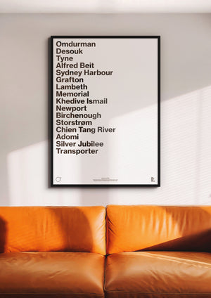 Spanning the Globe - We Built The World - Teesside Art Prints